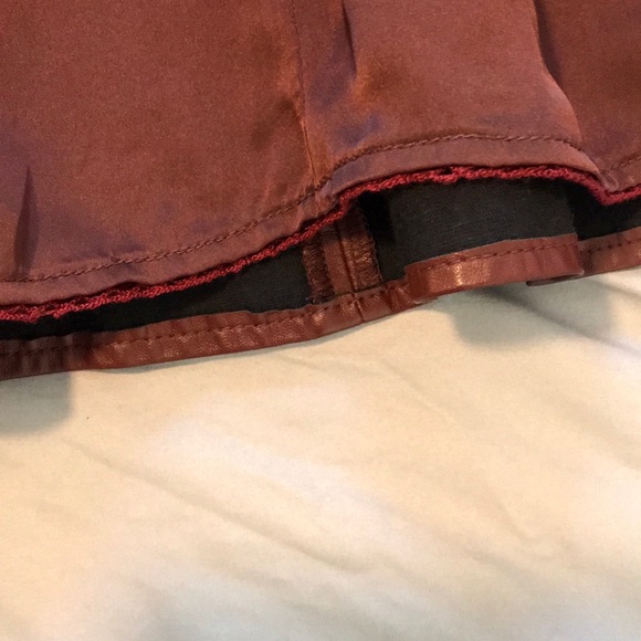 HD in Paris Vegan Leather Skater Skirt - Picture 4 of 8